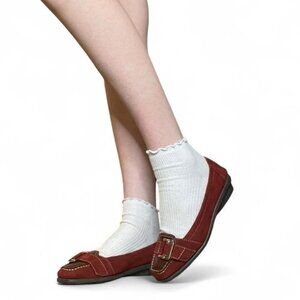 Aerosoles Women's Red and Burgundy Loafers